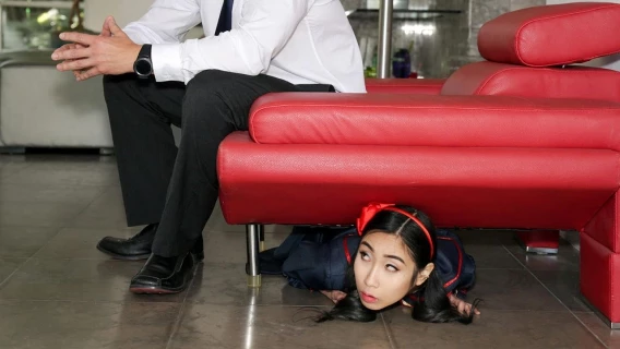 Mini Oriental Chick With A Tight Slit